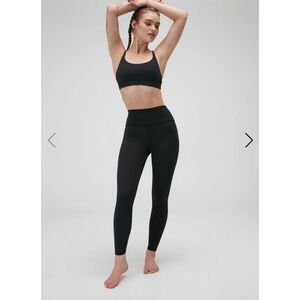 Spiritual Gangster Black High Waisted Leggings, Side Cut Outs, Small NWT